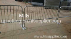 lowest hot dip galvanized bicycle removable Crowd Control steel Barrier manufacture 1100mm*2000mm 38mm round tube