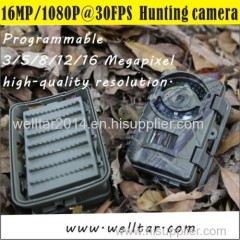 16MP Night Vision Timelapse Camera Game Hunting Waterproof PIR Sensor