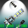 H3 13 SMD 5050 Pure White Fog Parking Signal 13 LED Car Light Bulb Lamp