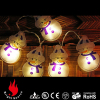 battery operated silhouette light snowman