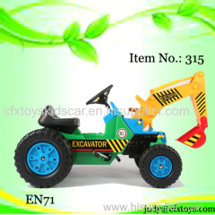 Children Ride On Toy Car Excavator Pedal Power 315