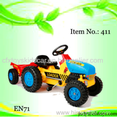 style truck and trailer car toy for kids to drive 411