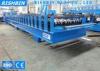 Roof Profiling Comflor Metal Deck Roll Forming Machine with Chain Driving