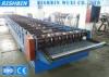 Galvanized Steel Deck Roofing Sheet Roll Forming Machine with Chain Transmission