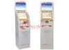 Cash Payment Advertisement Kiosk Display with Bill / Coin Give Change Function