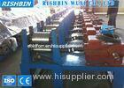 Structural Steel Metal Roll Forming Machinery Post Cutting With Cut Off Saw