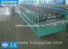 Grade 45 Steel Roller Trimdeck Sheeting Roll Forming Machine Chain Transmission