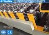 7.5 KW Color Steel Eaves Trim Roof Panel Roll Forming Machine Chain Transmission