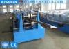 8 m / min Zee Section Steel Purlin Roll Forming Machinery with 14 Roll Stations