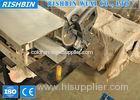 Post - cutoff Shear Pipe Roll Forming Machine For Color Steel Rectangular Downspout