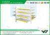 Multifunction Wire mesh gondola store shelving , metal shoe rack for display