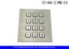 12 Keys Backlit Metal Keypad For Panel Mount From The Front Side In 3x4 Matrix
