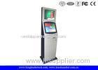 Two Displays Touch Screen Kiosk With Anti-Glare And Vandal-Resistant Feature