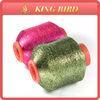 Green Metallic Yarn For Knitting With MH Type 75D Polyester