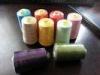 Dyed 100% Polyester Coats Sewing Thread , 40s/2 4000 Meters Cone