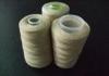 Beige Cone 100% Polyester Sewing Thread 20s/3 For Thick Fabric