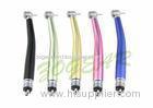 Push Style Colorful Dental Handpiece 4 Holes Contra Angle Handpiece