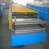 Cable Tray Double Layer Roll Forming Machine with Cr12mov Blade / 20 Groups Rollers