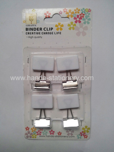 creative square shape binder clip 