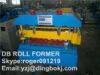 Trapezoid Roof Panel Roll Forming Machine With Chain Transmission For Indian Market