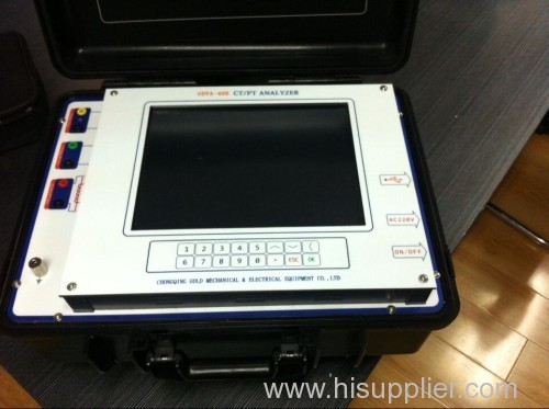 Current Transformer Analyzer ISO CE Certification