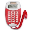 8 Digits Dual Power Colorful Mini Promotional Calculator with Lanyard
