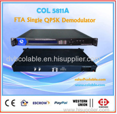 FTA digital ASI receiver DVB-S tuner input
