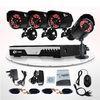 H.264 Wireless Home CCTV Camera Kits 600TVL IR HMDI 4 Camera Security System