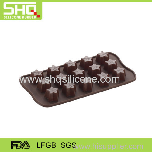 New design star shaped chocolate molds