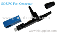 SC /UPC/APC fast connector with FTTH flat drop cable