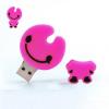 Face shape silicone cute USB Flash drive