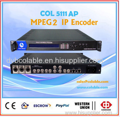 cheaper 1channel mpeg2 ip encoder