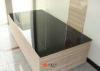 Black Water Resistant UV MDF Board / Chipboard For Kitchen Cabinet Door