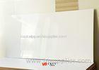 Pure White 9mm / 12mm Laminate Melamine MDF Board Decorative Interior Wall Paneling
