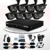 Night Vision 8CH Full HD CCTV DVR Kit IR 800TVL for Home Camera Security System