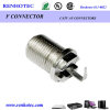 RF connector crimp f compression jack