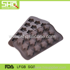 Food grade star shaped chocolate mold