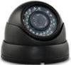 CMOS 2.5'' Night CCTV Security Camera , 3.6MM Fixed Lens Plastic Dome Camera