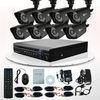 8CH IR 800TVL Video DVR Surveillance System CCTV Camera Kits For Home Security