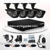 Vandal Proof 24 LEDs IR CCTV Security Camera 8CH DVR Kit / Security Camera Kits