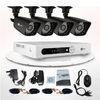 Network Security CCTV DVR kit 4CH H.26 DVR Surveillance System IR-cut 800TVL