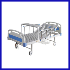 stainless steel hospital bed