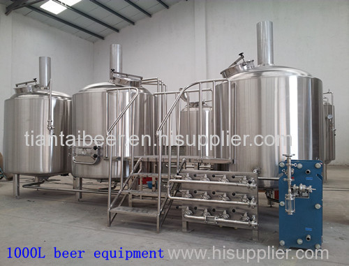 1000L commercial beer producing and produce and production equipment