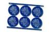 Blue 6pcs Round CNC Double Sided PCB Board FR4 2 layers Print Circuit Board