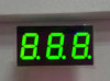 Seven segment led display 0.4 inch of 3 digits for instrumentation