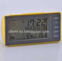 Weather Station LCD Desk Clock