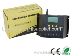 QueensWing 12V/24V 60A PWM Solar Charge Controller With LCD display