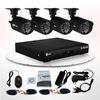 Indoor Weatherproof H.264 8ch CCTV Camera System / CCTV Camera DVR Kit