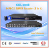 8 in 1 Mpeg2 catv iptv headend encoder