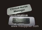 Custom Magnetic Printed Plastic Name Badges , Name Tags For Employees